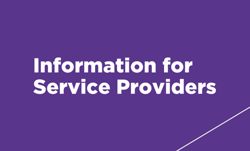 Information for Service Providers