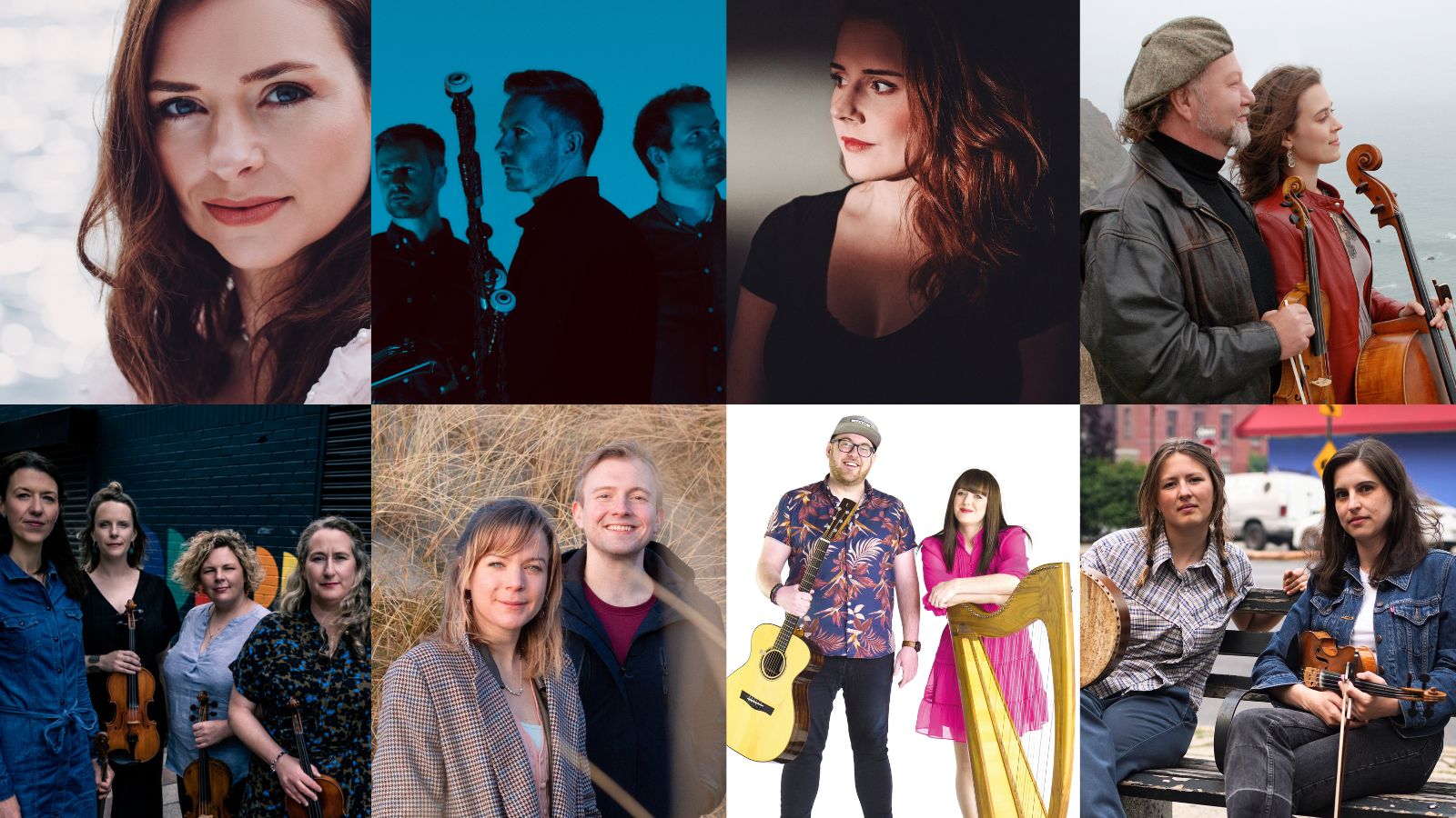 Some of the artists who are performing at Orkney Folk Festival