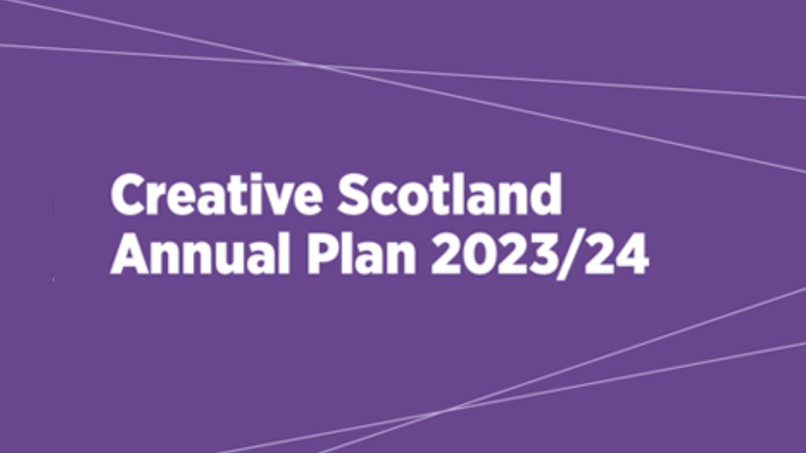 Creative Scotland annual plan 23 24